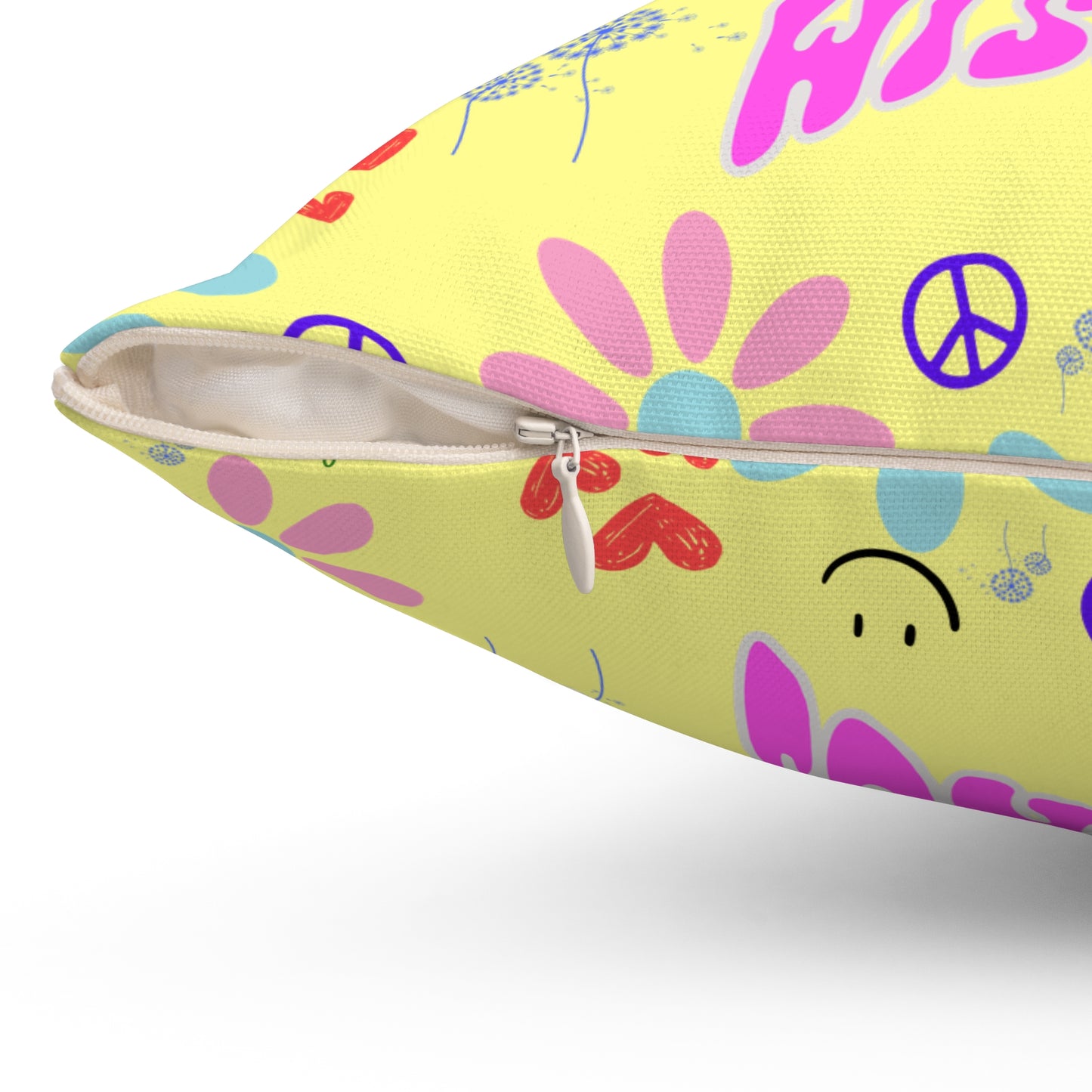 Bohemian Inspired Floral Pillow