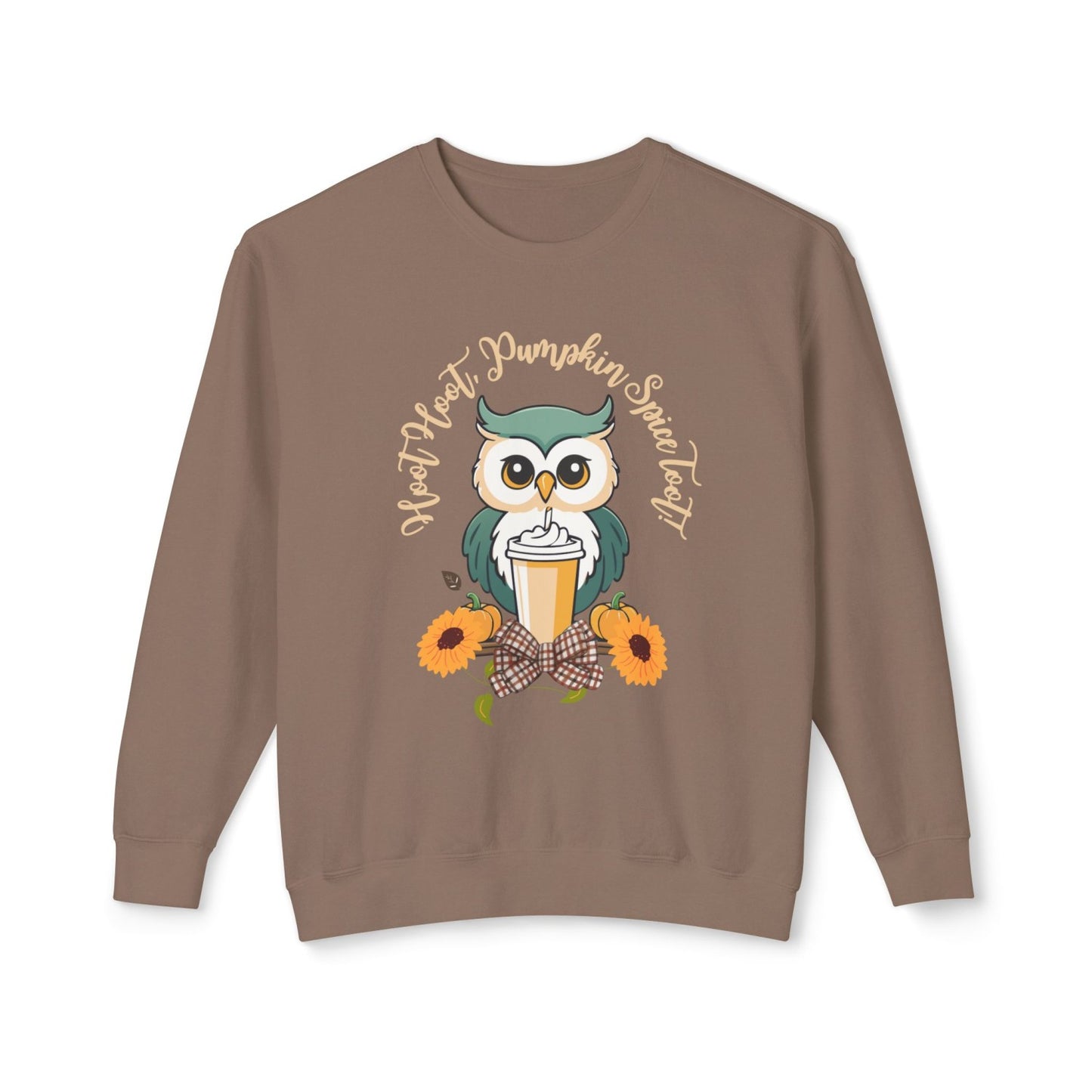 Cozy Fall Sweatshirt Featuring Adorable Owl