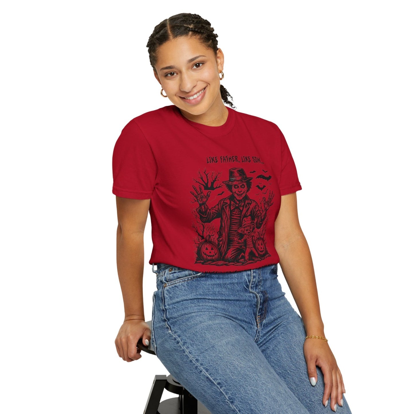 Horror Movie Inspired Halloween T-Shirt Featuring Famous Antagonist