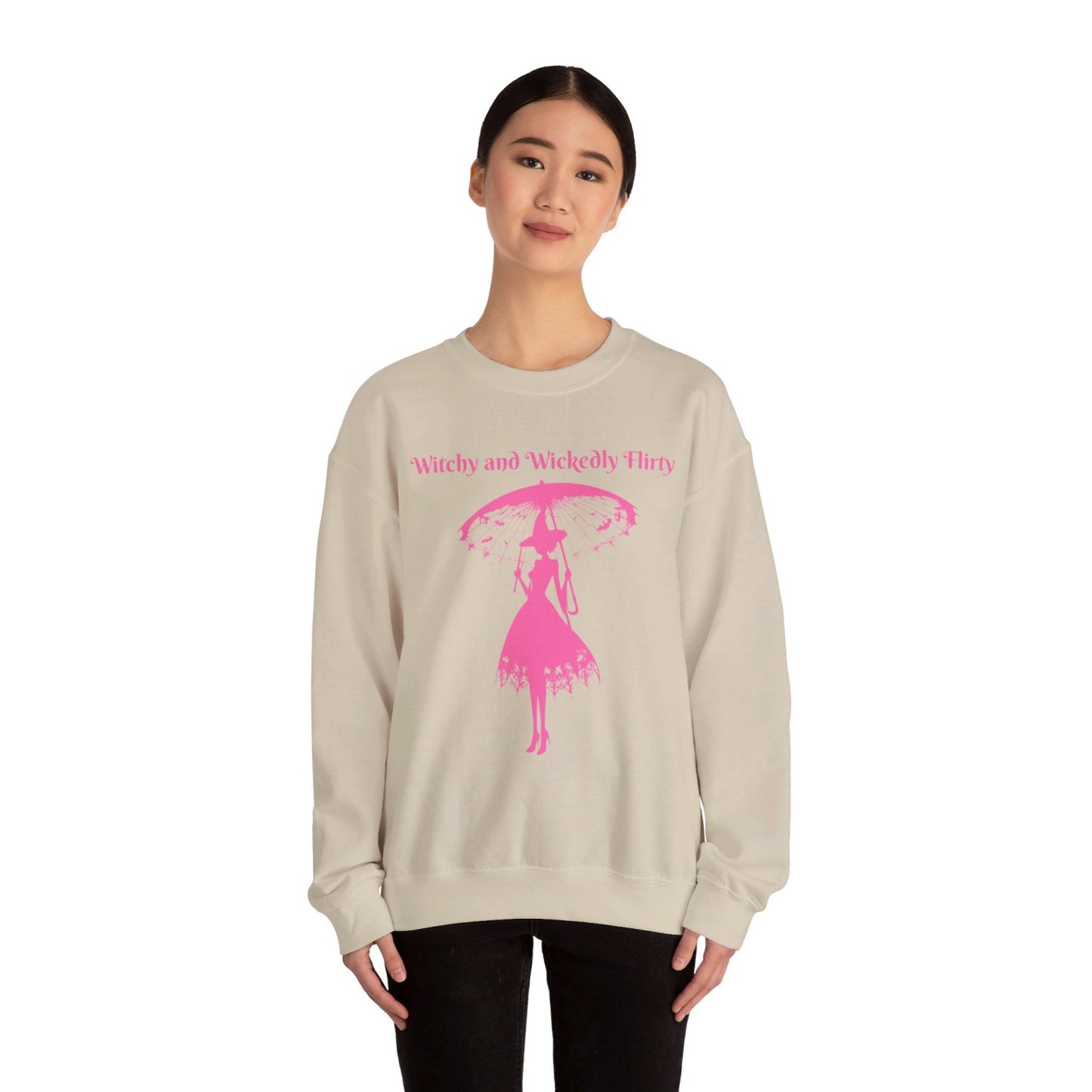 Coquette Inspired Witch - Heavy Blendâ„¢ Crewneck Sweatshirt