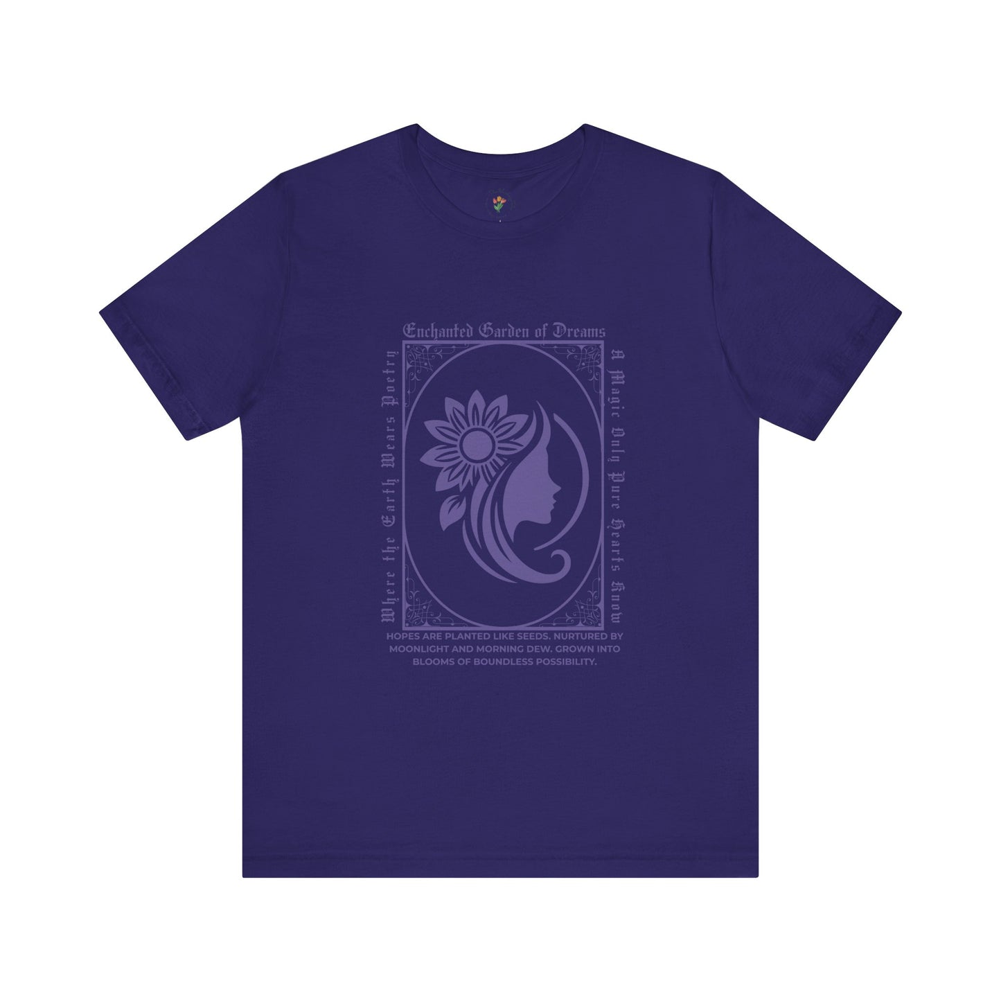 Enchanted Garden of Dreams Unisex Tee - Nature-Inspired Spring Tee
