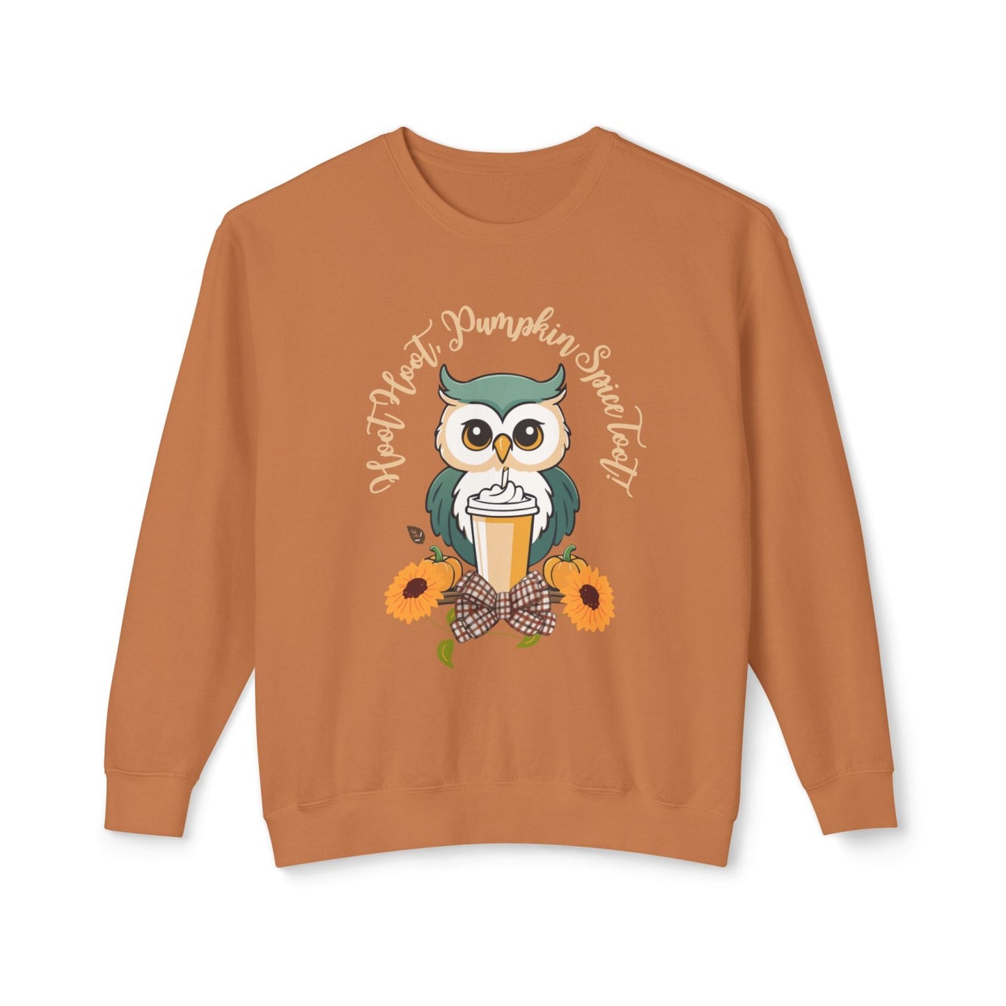 Cozy Fall Sweatshirt Featuring Adorable Owl