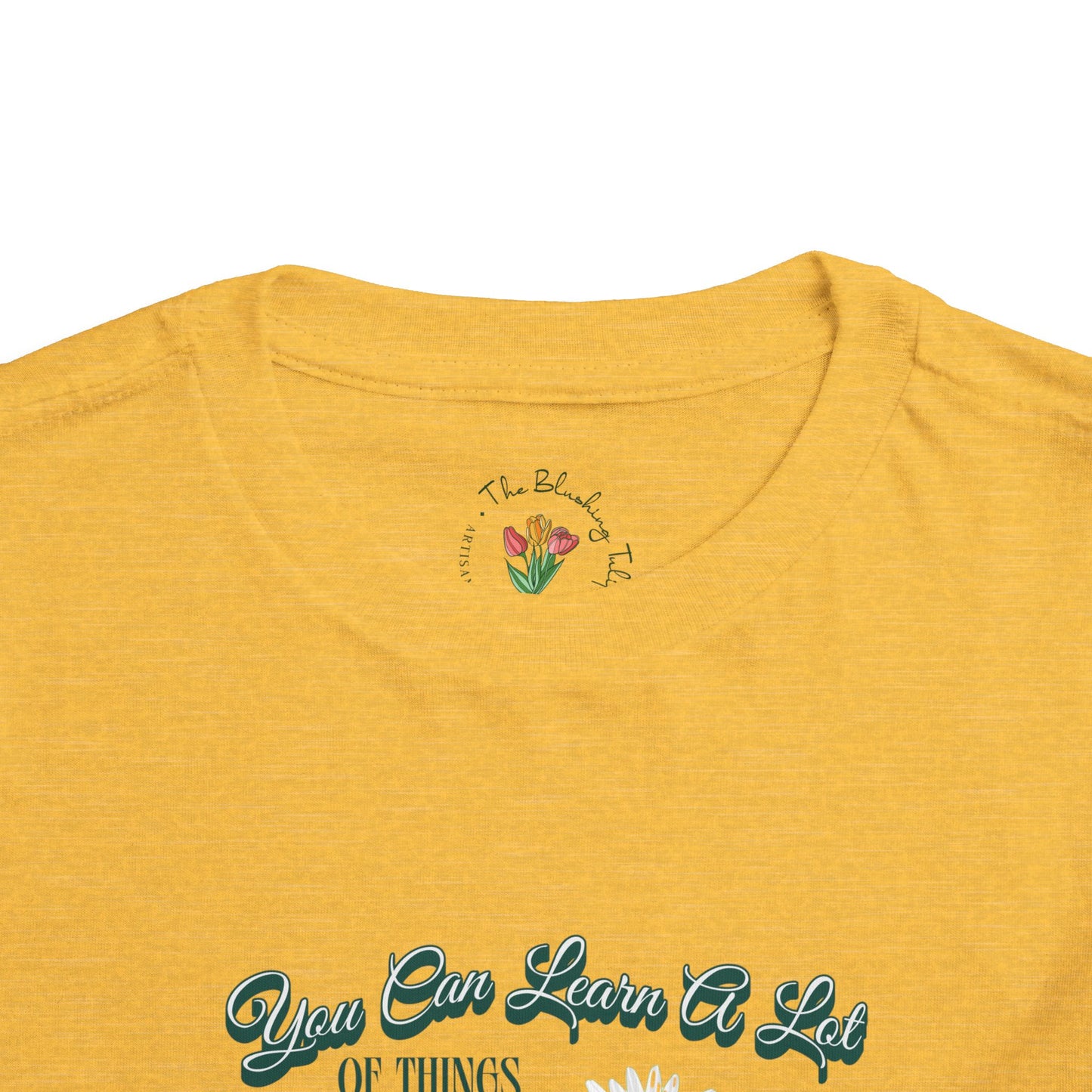 Wonderland Flower Inspired Toddler Short Sleeve Tee