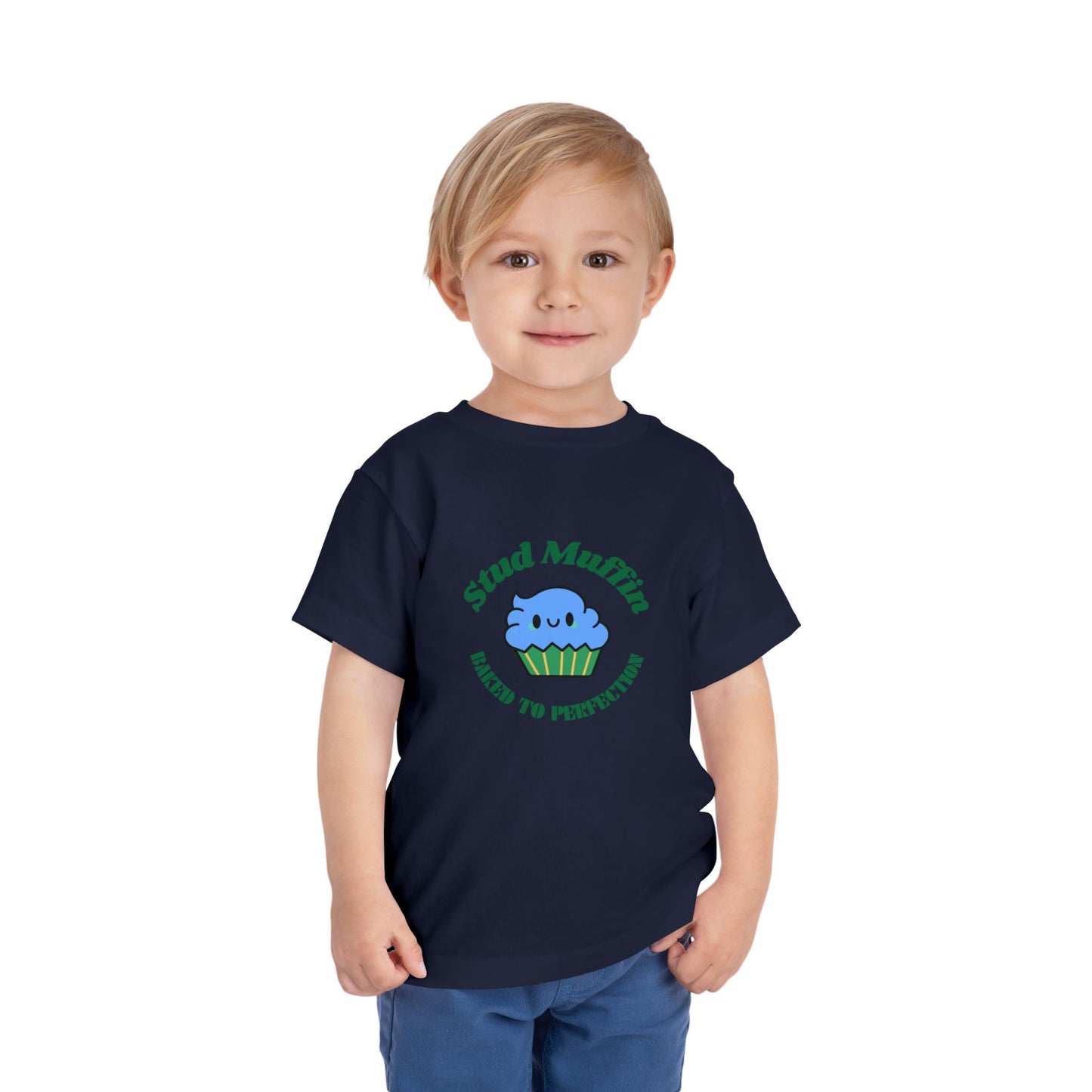 Funny Stud Muffin Toddler Short Sleeve Tee