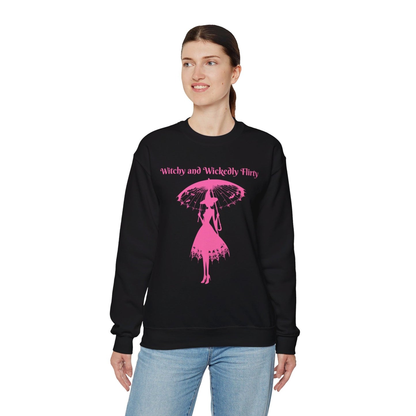 Coquette Inspired Witch - Heavy Blendâ„¢ Crewneck Sweatshirt