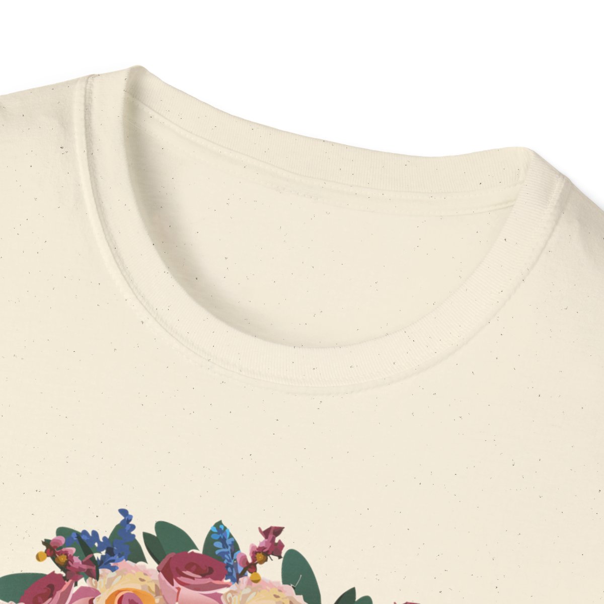 Bride Floral Wreath Softstyle T-Shirt in Spanish Novia