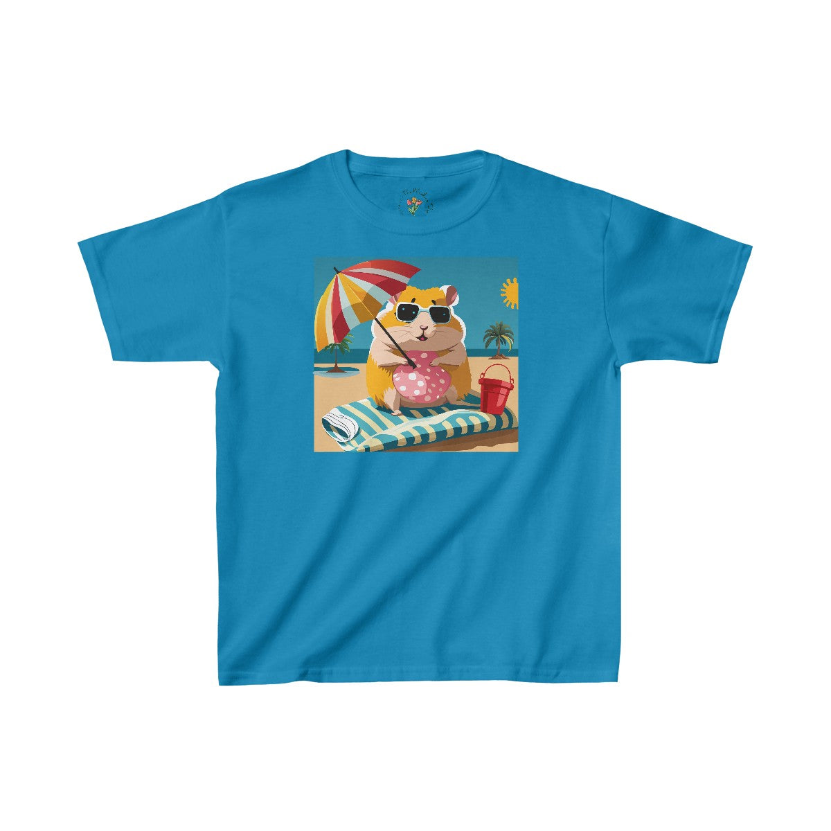 Beach Day Hammy Kids Heavy Cottonâ„¢ Tee