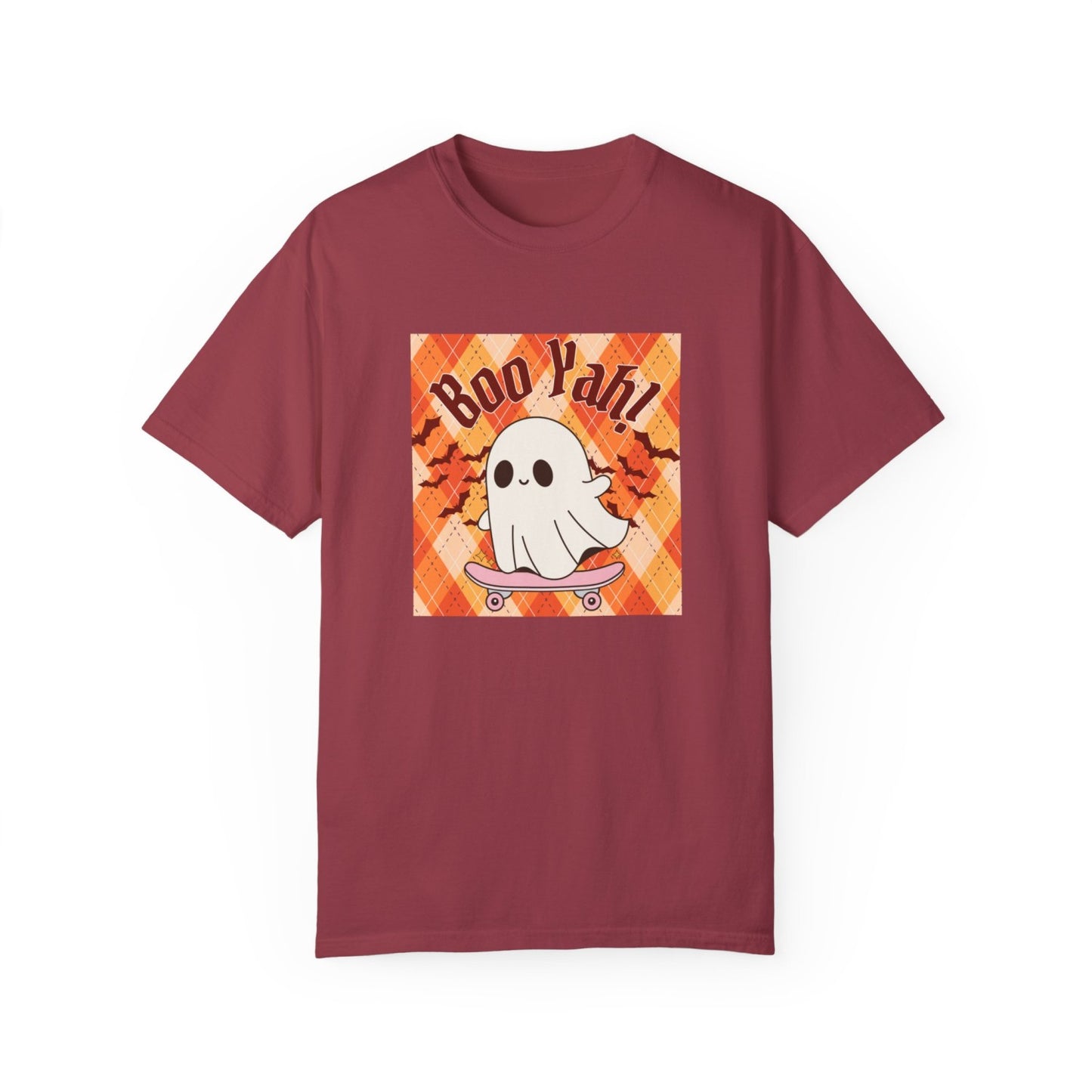 Funny Inspired Halloween T-Shirt Featuring Skater Ghost