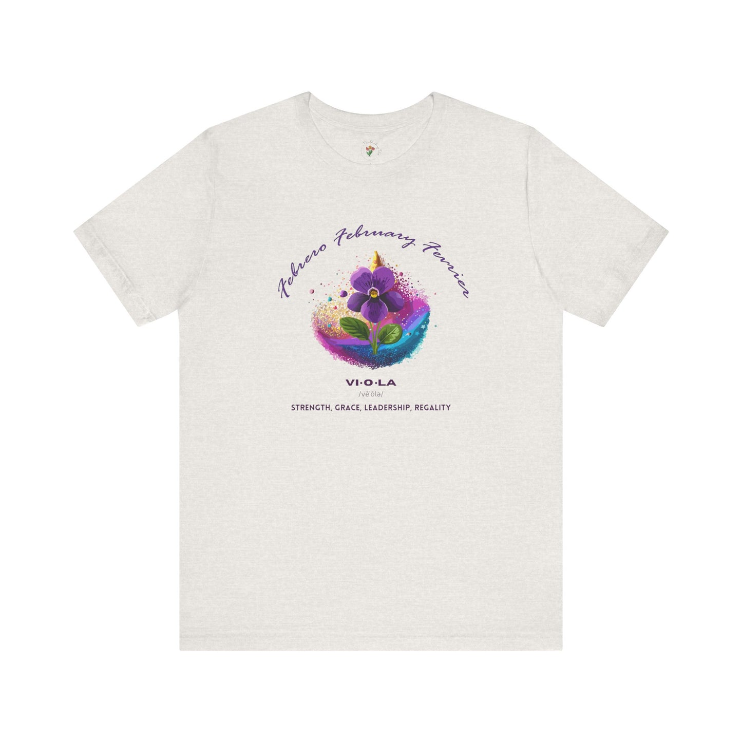 February Birth Flower Comfy Tee