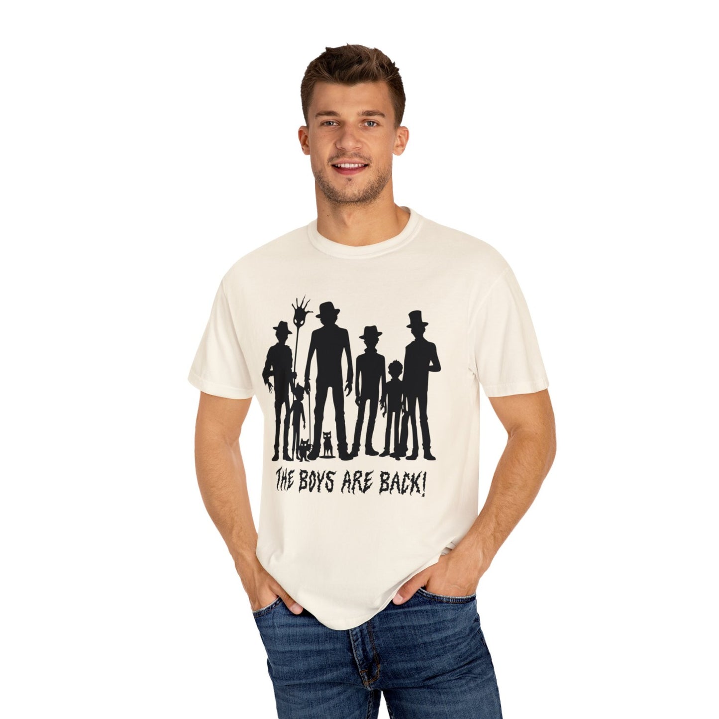 Horror Movie Inspired Halloween T-Shirt Featuring Famous Line-up