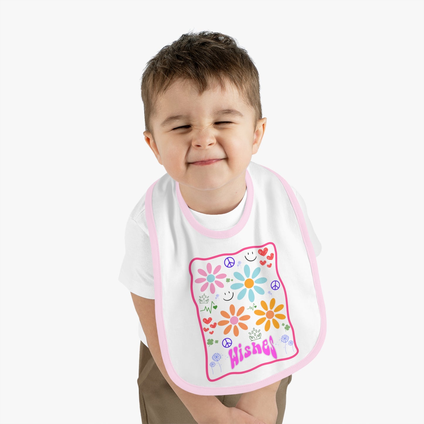 Joyful Wishes Baby Bib