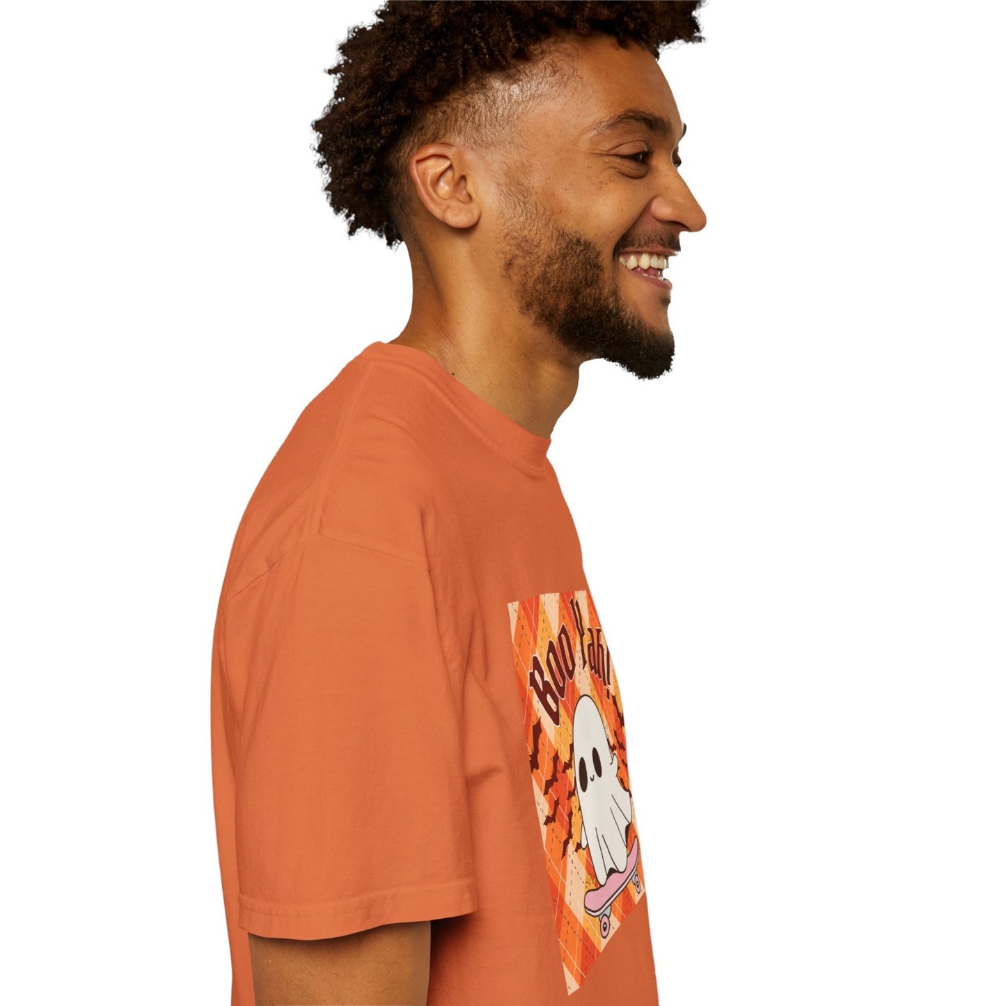 Funny Inspired Halloween T-Shirt Featuring Skater Ghost
