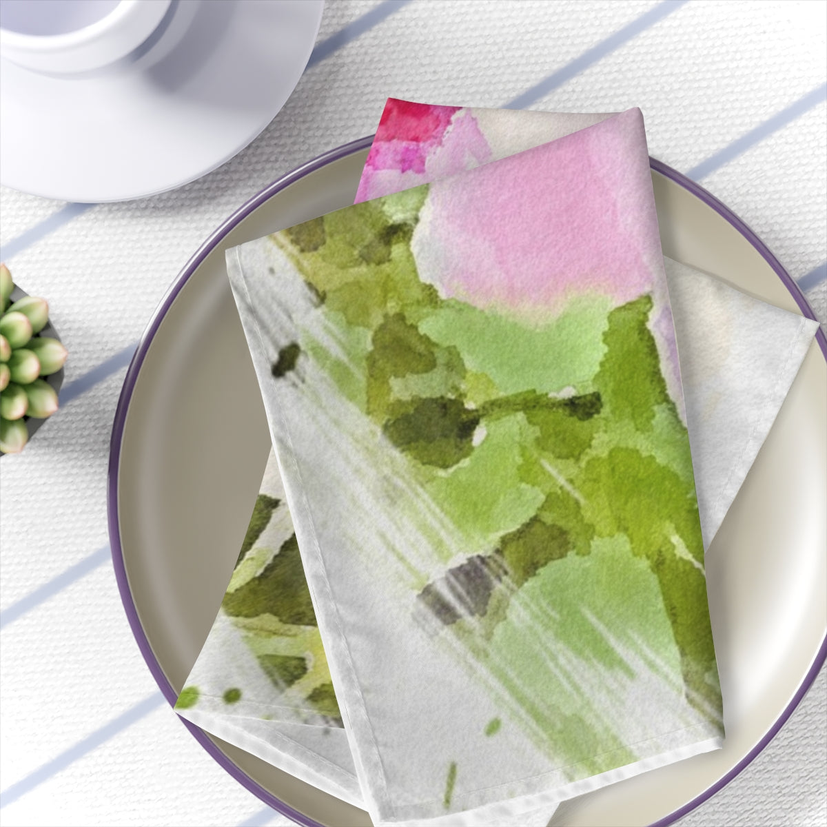 Watercolor Floral (W) Napkins