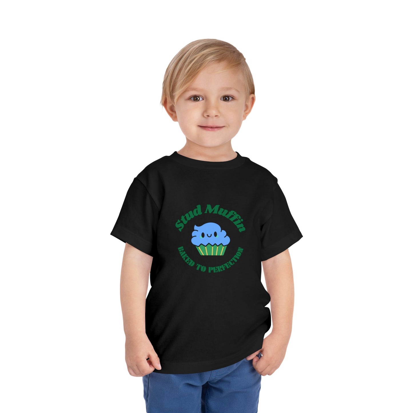 Funny Stud Muffin Toddler Short Sleeve Tee