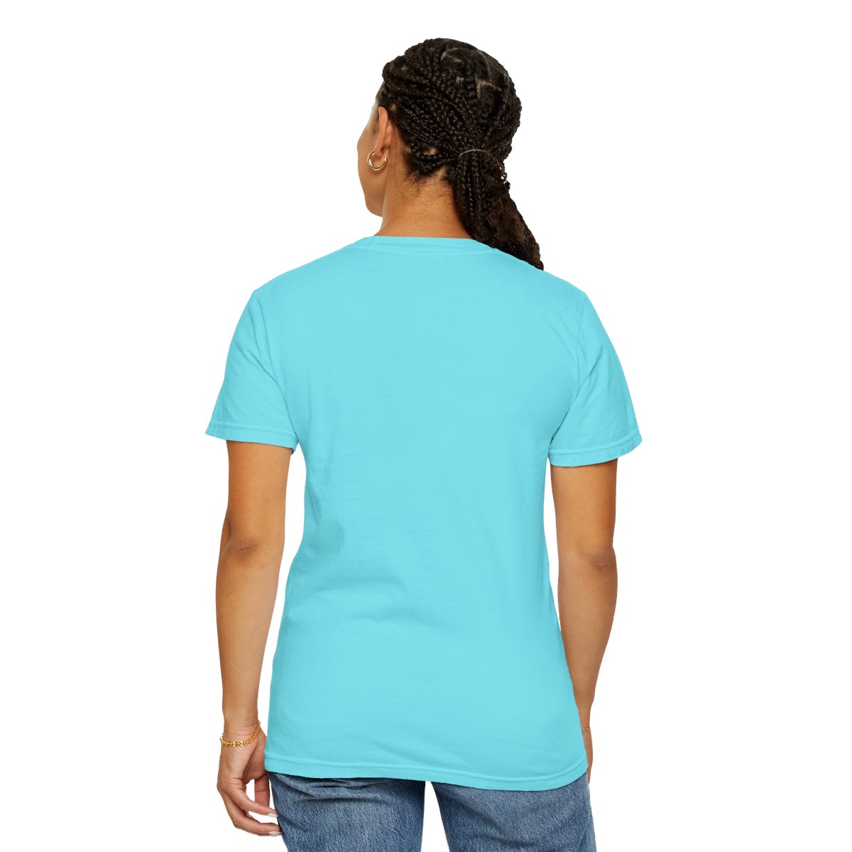 Chic Surfer Themed T-shirt Featuring Riding Girl with Cool Phrase