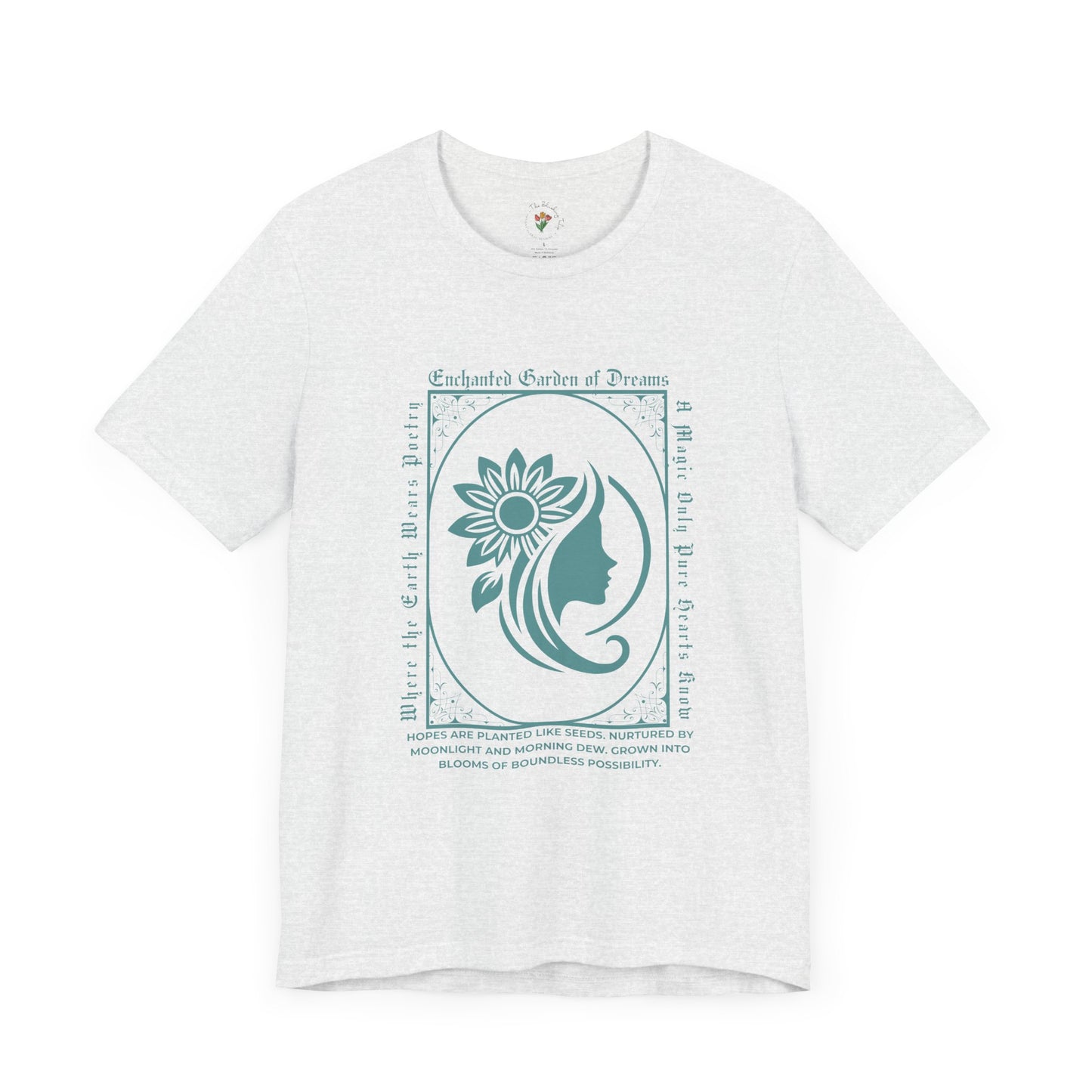 Enchanted Garden of Dreams Unisex Tee - Nature-Inspired Spring Tee