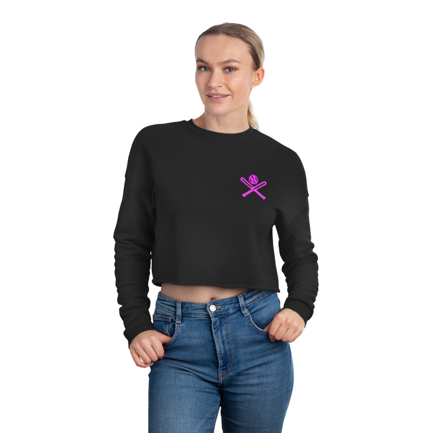 1980's Retro Inspired Cropped Sweatshirt