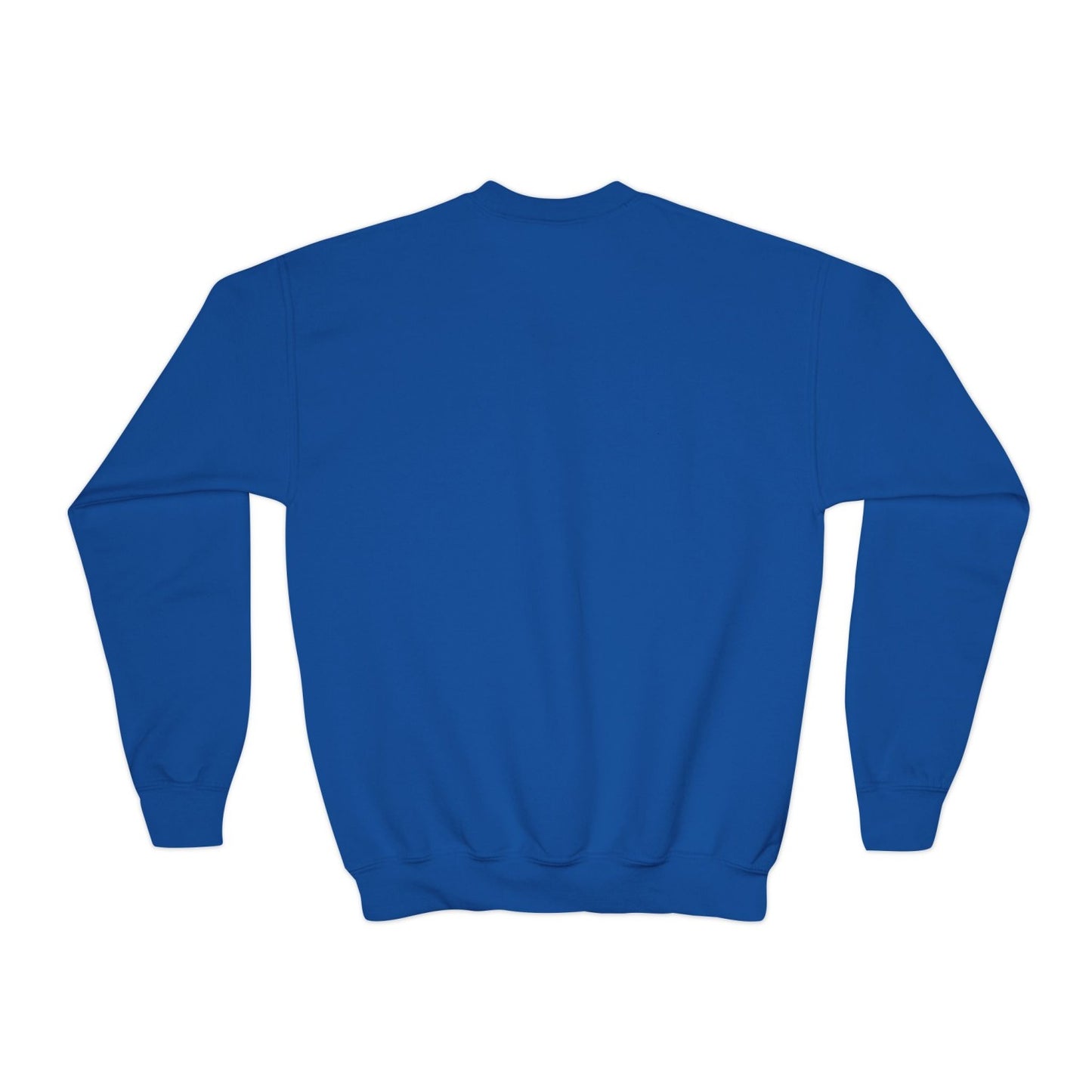 Cozy Youth Crewneck Sweatshirt Featuring High-Five Wizard