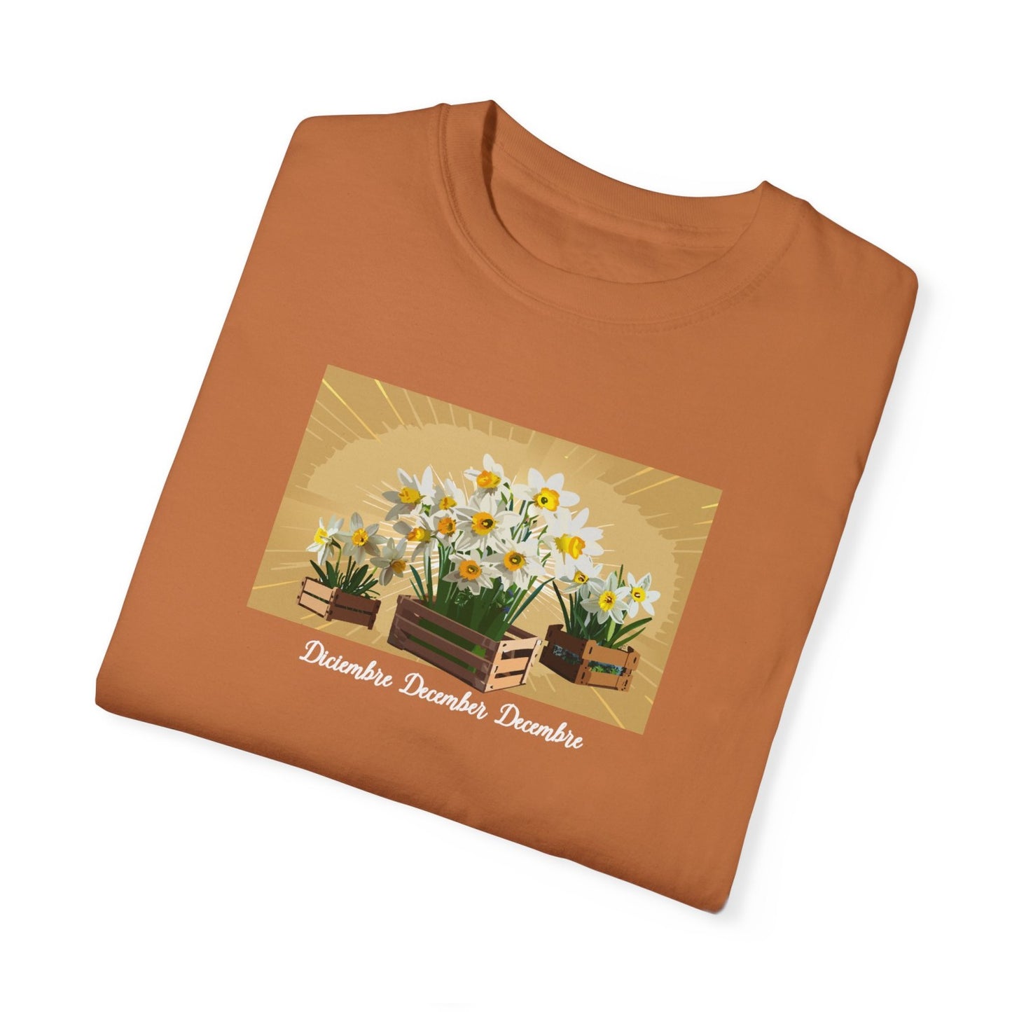 Comfy December Birth Flower T-Shirt