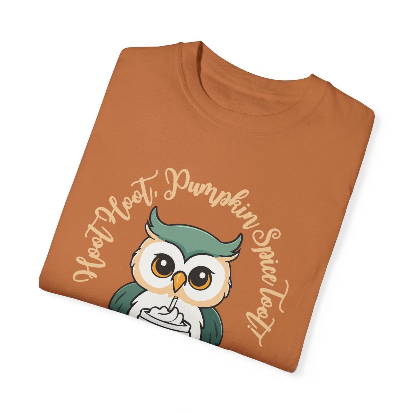 Comfy Fall Tee Featuring Adorable Owl