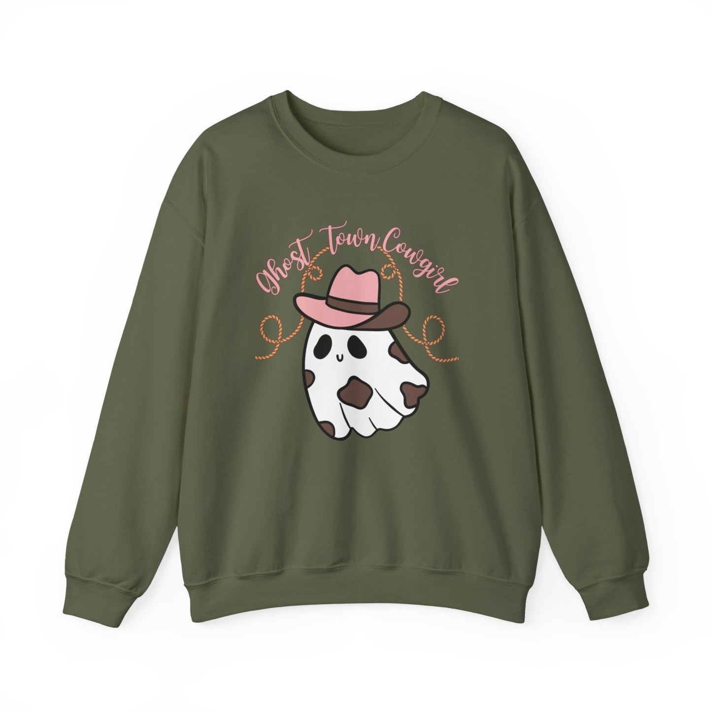 Western Inspired Halloween Heavy Blendâ„¢ Crewneck Sweatshirt