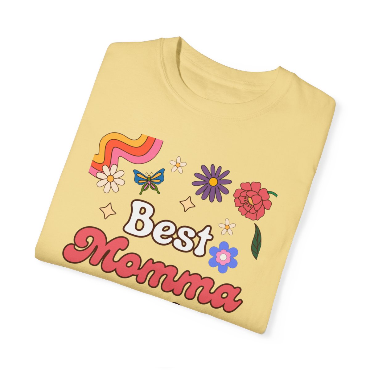 Best Momma Ever Retro Floral Tee