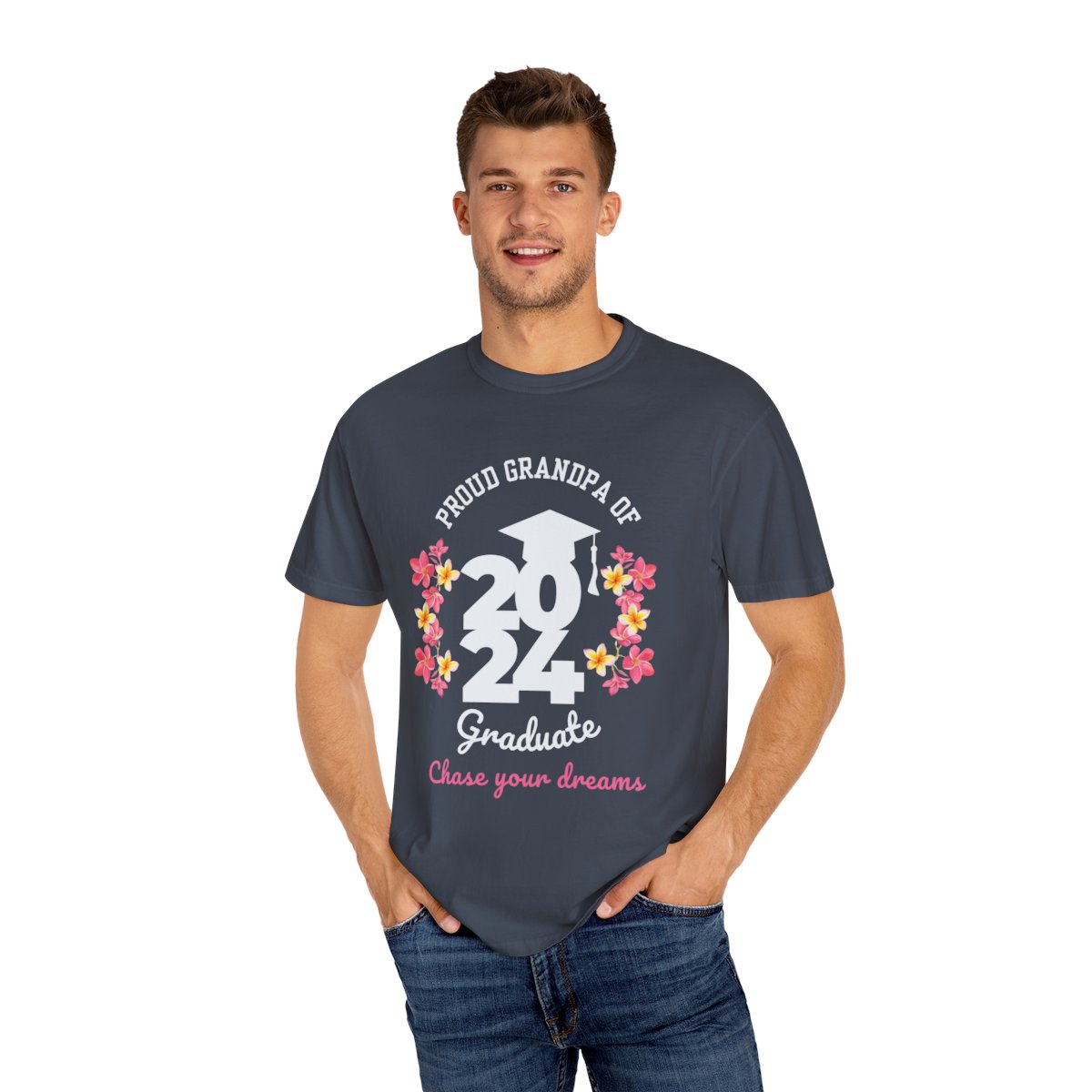 2024 Graduate Proud Grandpa Comfy T-shirt