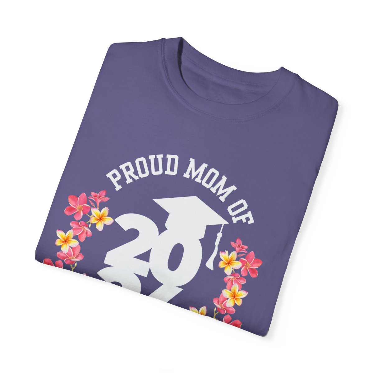 2024 Graduate Proud Mom Comfy T-shirt with Light Letters