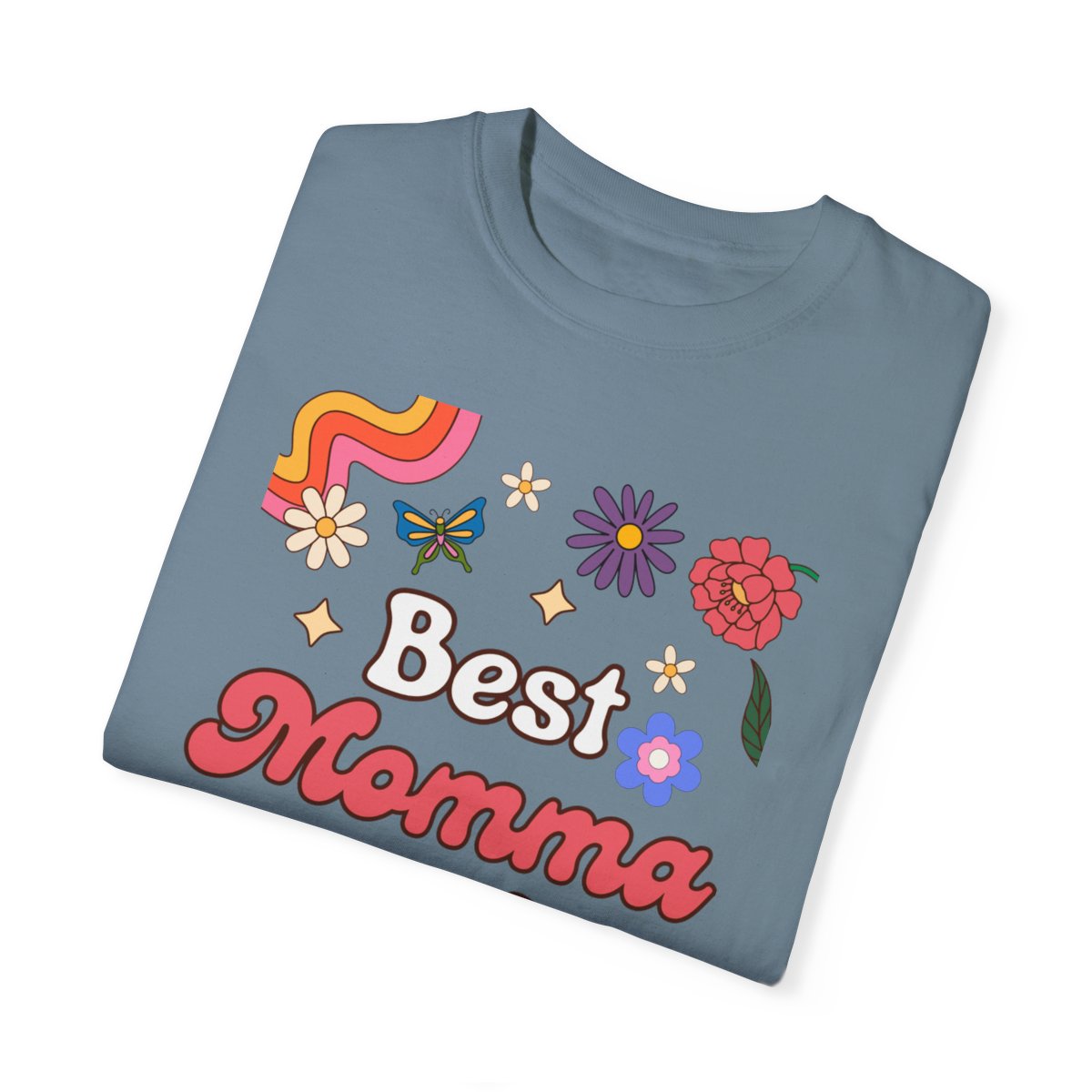 Best Momma Ever Retro Floral Tee