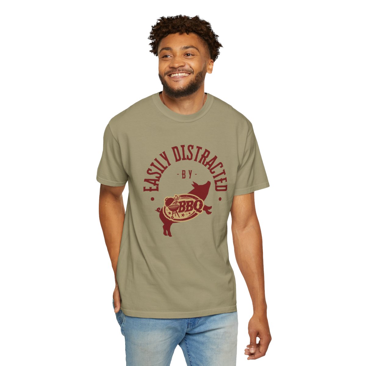 Humorous BBQ T-Shirt for Dad and Grilling Fans in Various Colors
