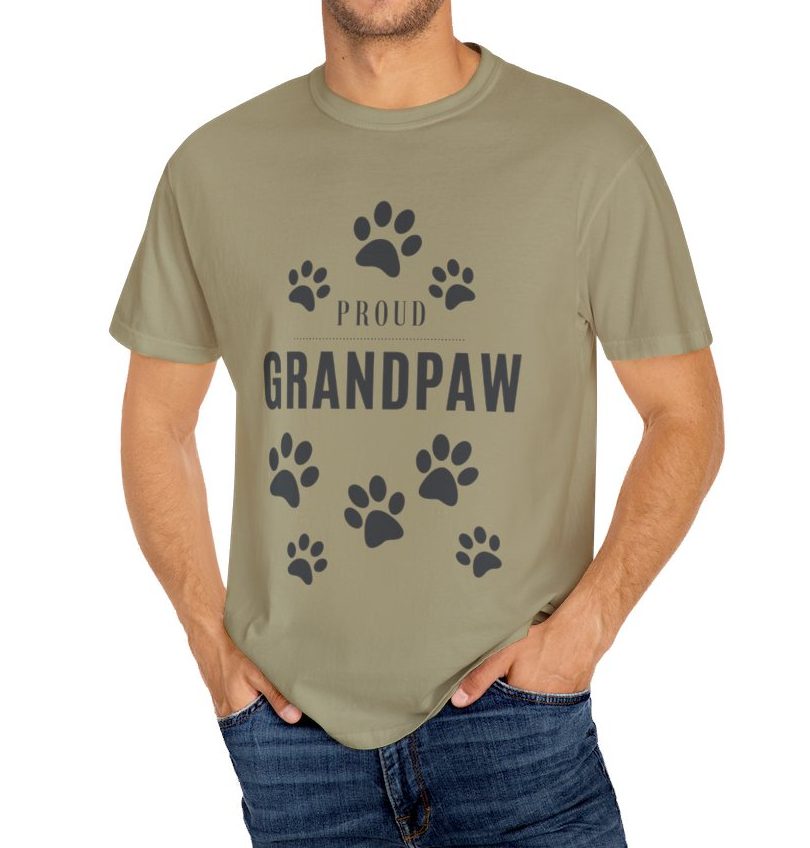 Cool T-shirt for Dog Grandpa