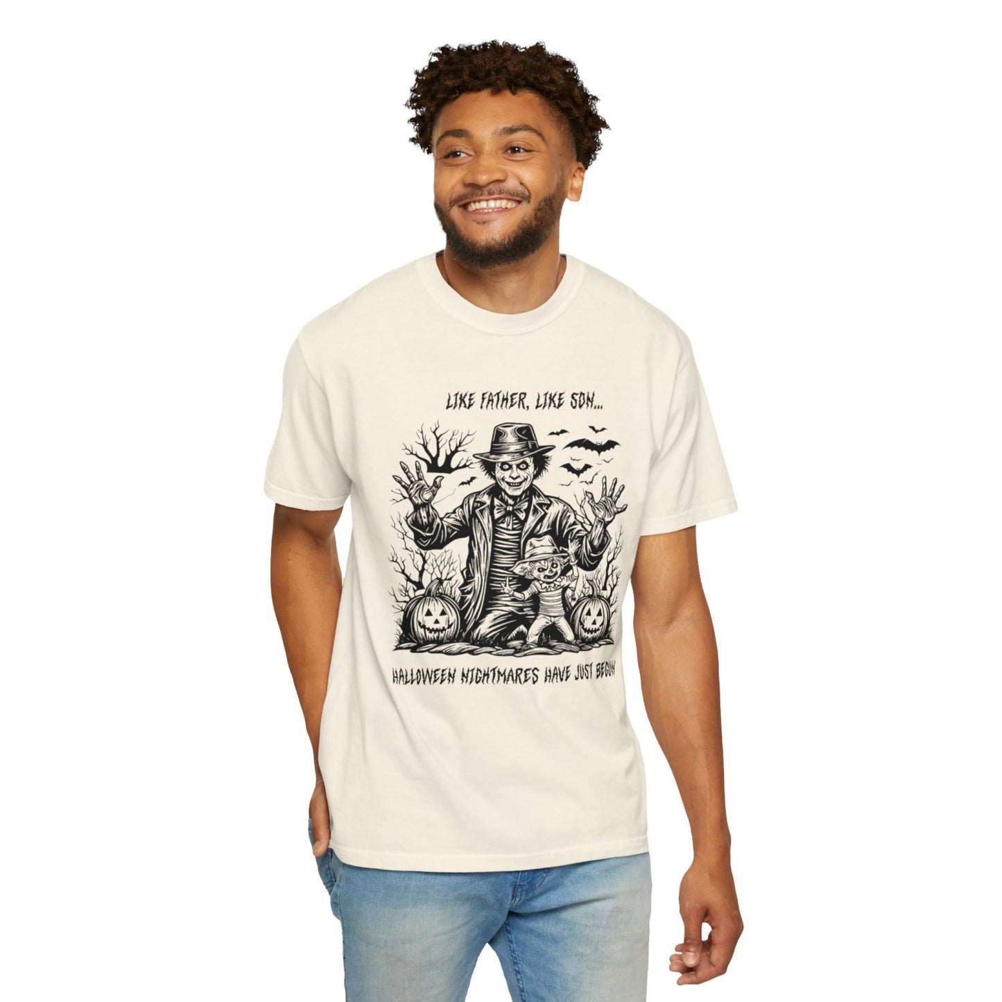 Horror Movie Inspired Halloween T-Shirt Featuring Famous Antagonist