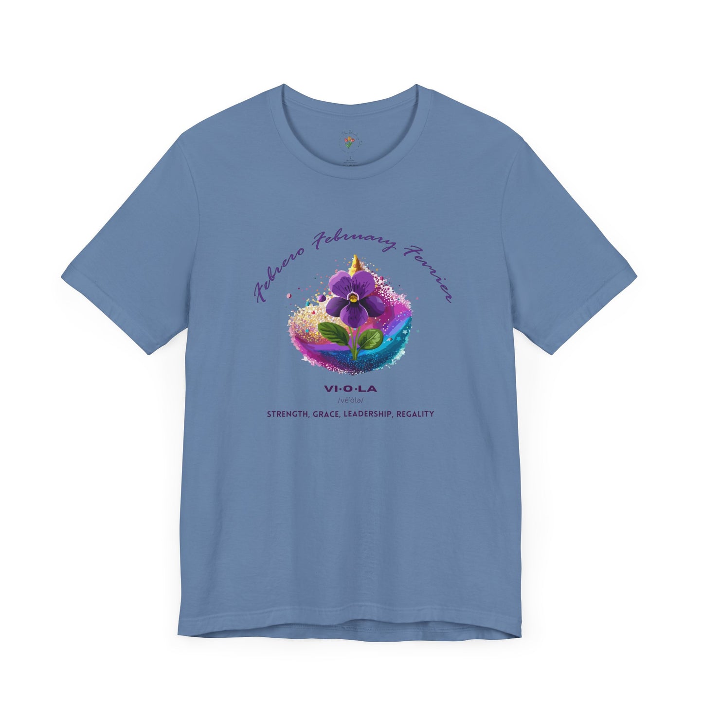 February Birth Flower Comfy Tee