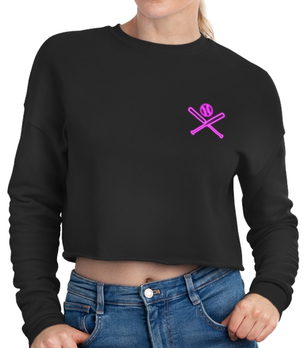 1980's Retro Inspired Cropped Sweatshirt