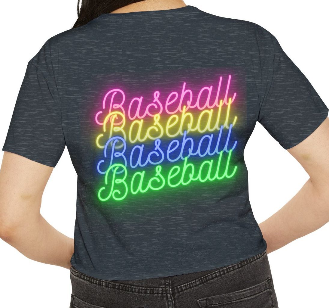 Retro Inspired Baseball Crop Top