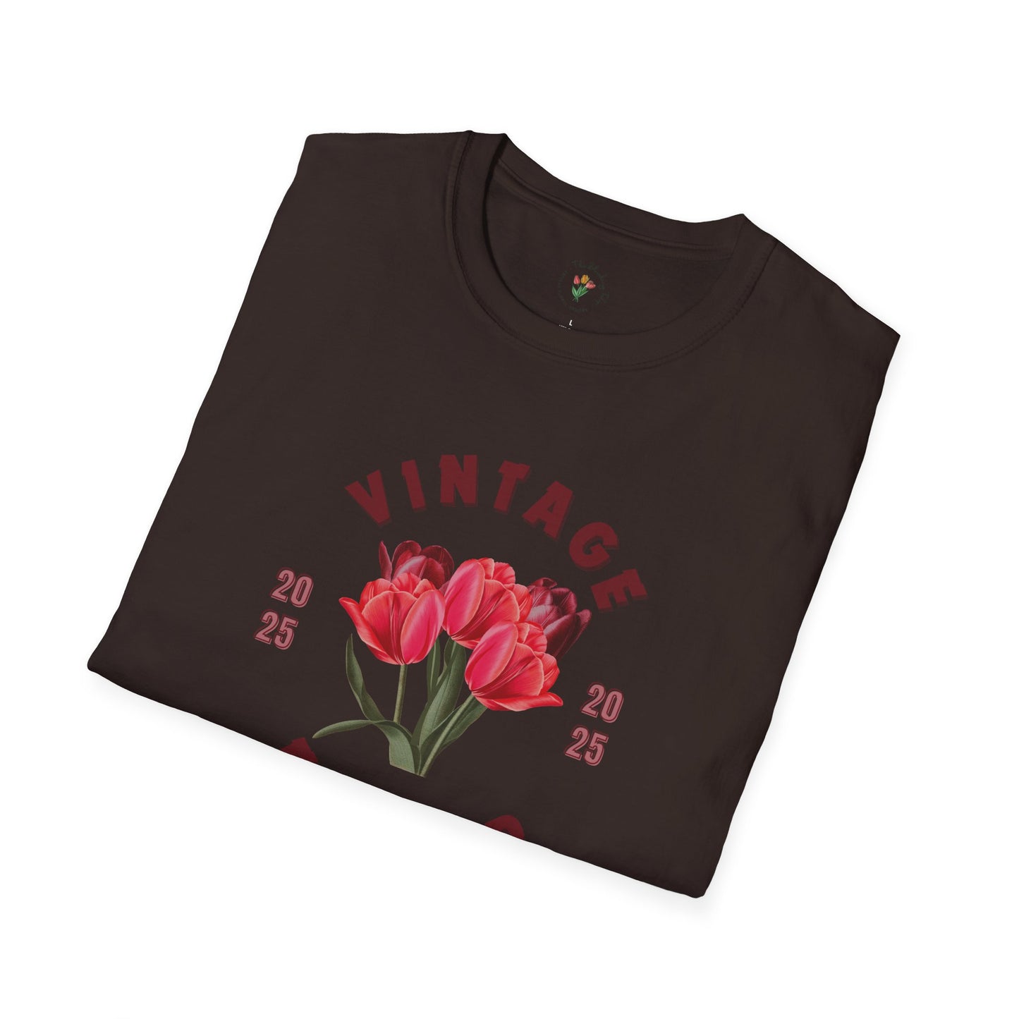 Vintage Flower Spring Inspired Softstyle T-Shirt