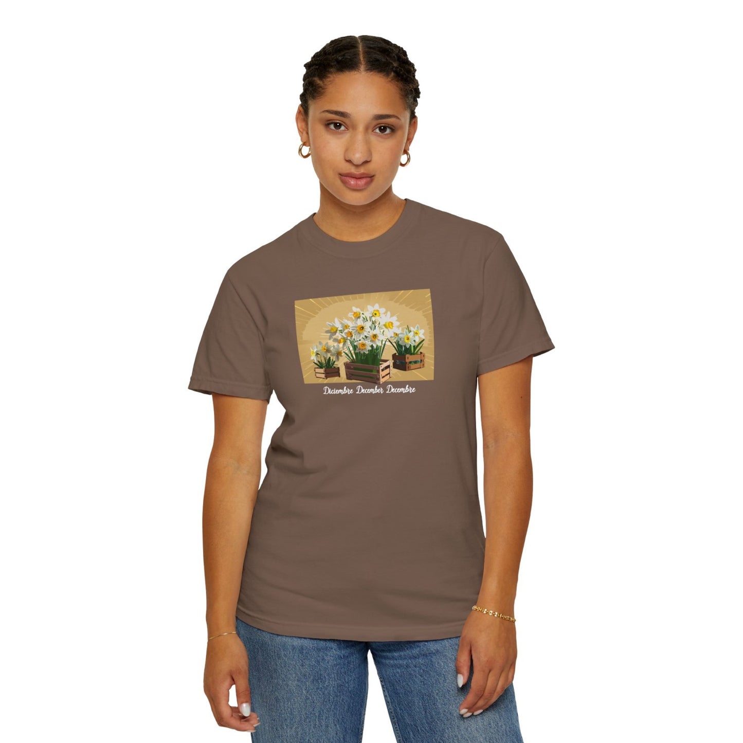 Comfy December Birth Flower T-Shirt