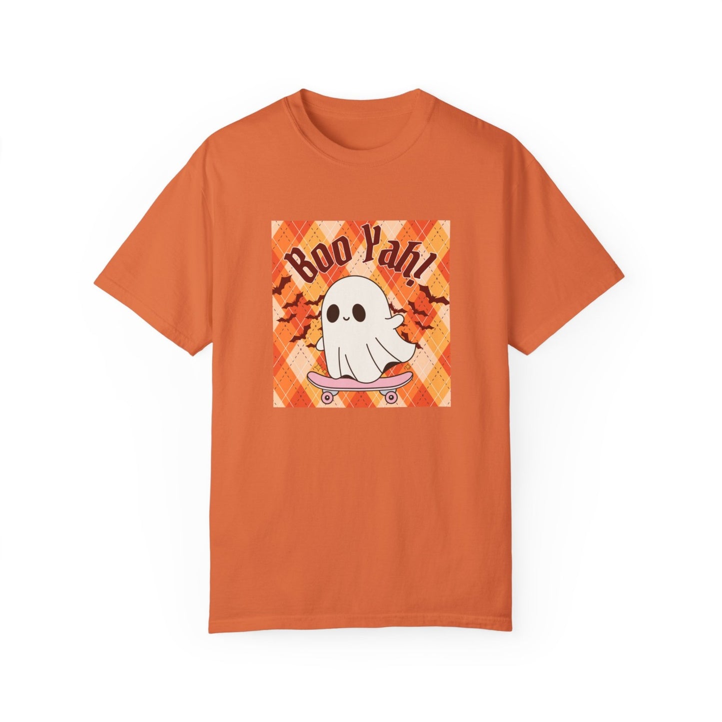 Funny Inspired Halloween T-Shirt Featuring Skater Ghost