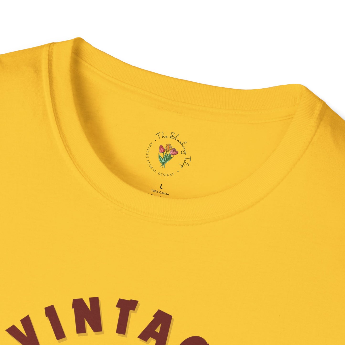 Vintage Flower Spring Inspired Softstyle T-Shirt