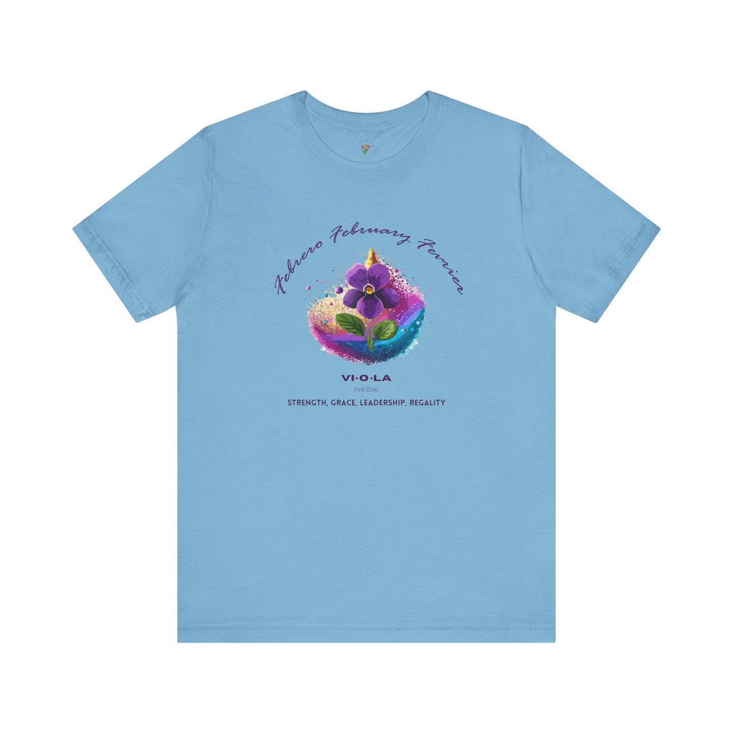 February Birth Flower Comfy Tee