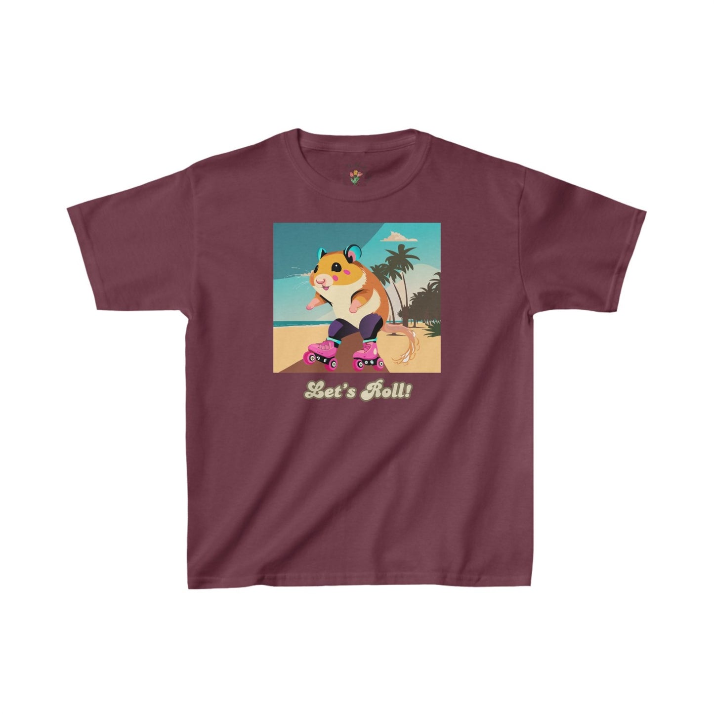 Roller Skating Hamster Girl