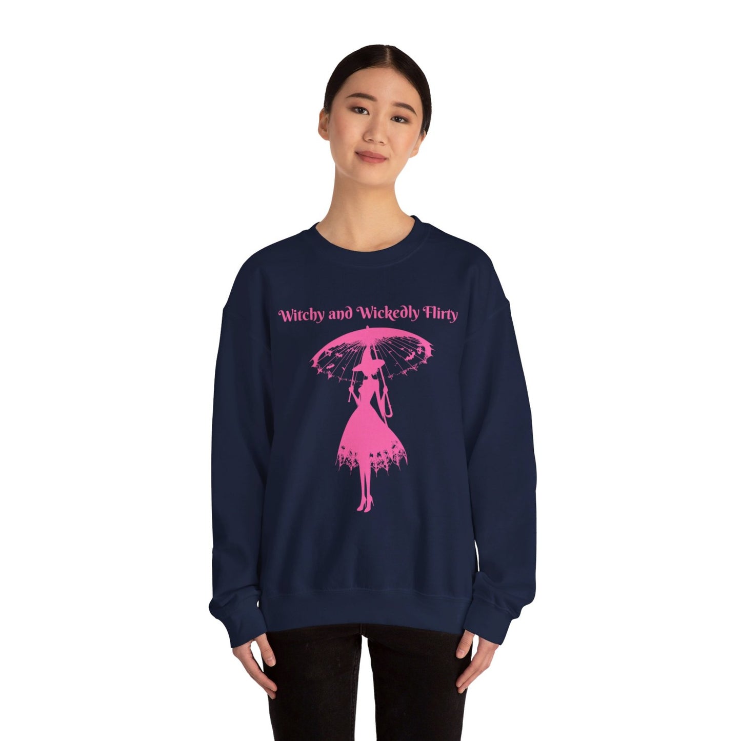 Coquette Inspired Witch - Heavy Blendâ„¢ Crewneck Sweatshirt