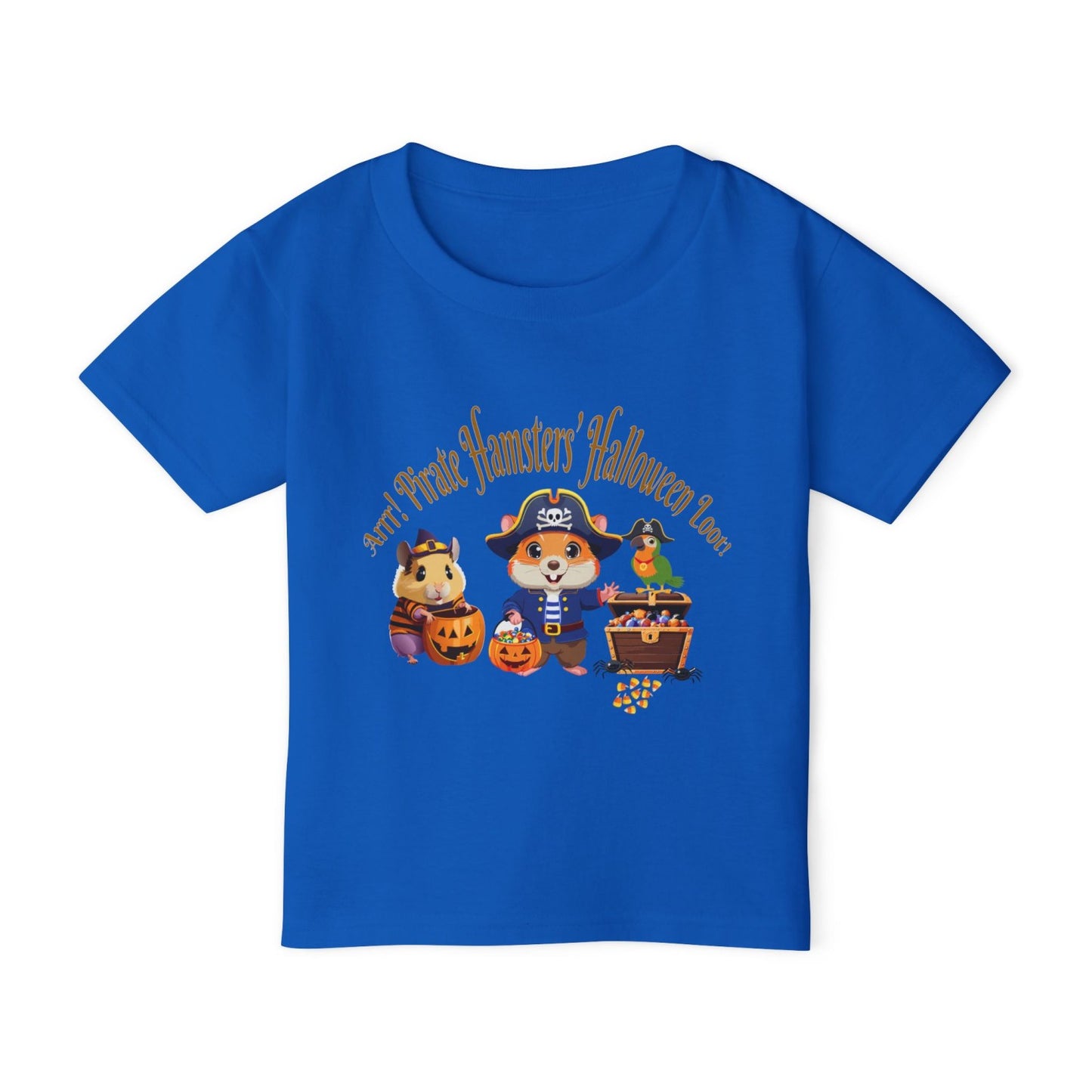 Halloween Inspired Pirate Heavy Cottonâ„¢ Toddler T-shirt