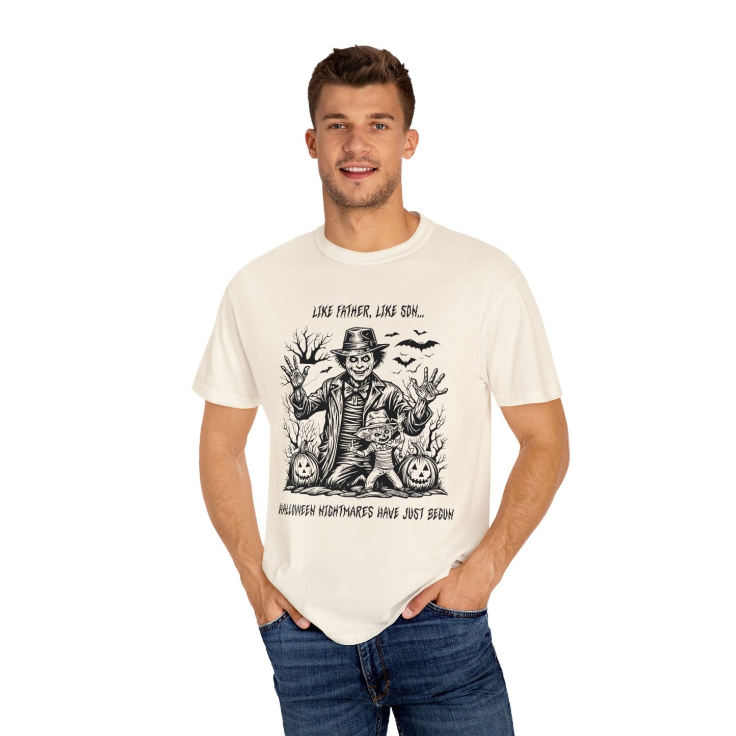 Horror Movie Inspired Halloween T-Shirt Featuring Famous Antagonist