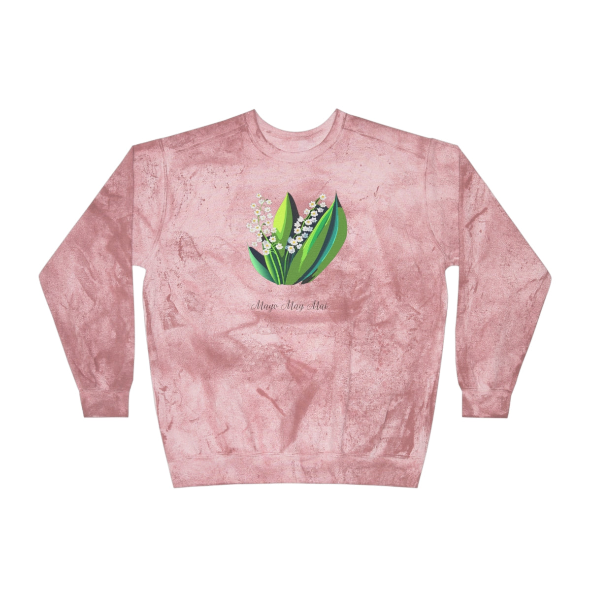 Comfy Cozy Floral Sweatshirt May Birthday Flower Lilly of the Valley