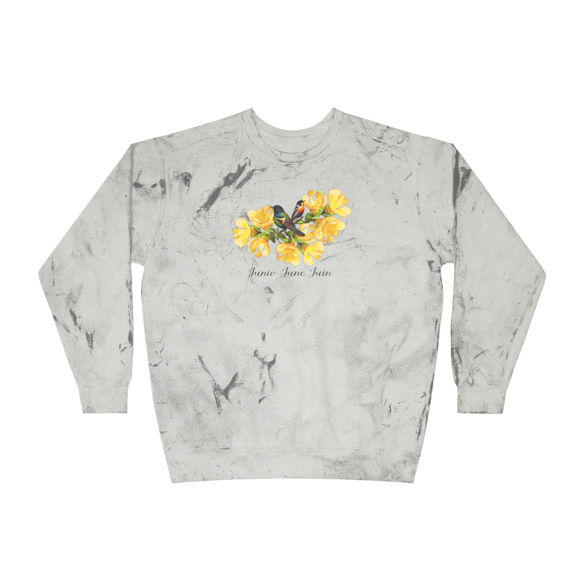 Comfy Cozy Floral Sweatshirt June Birthday Flower Honeysuckle