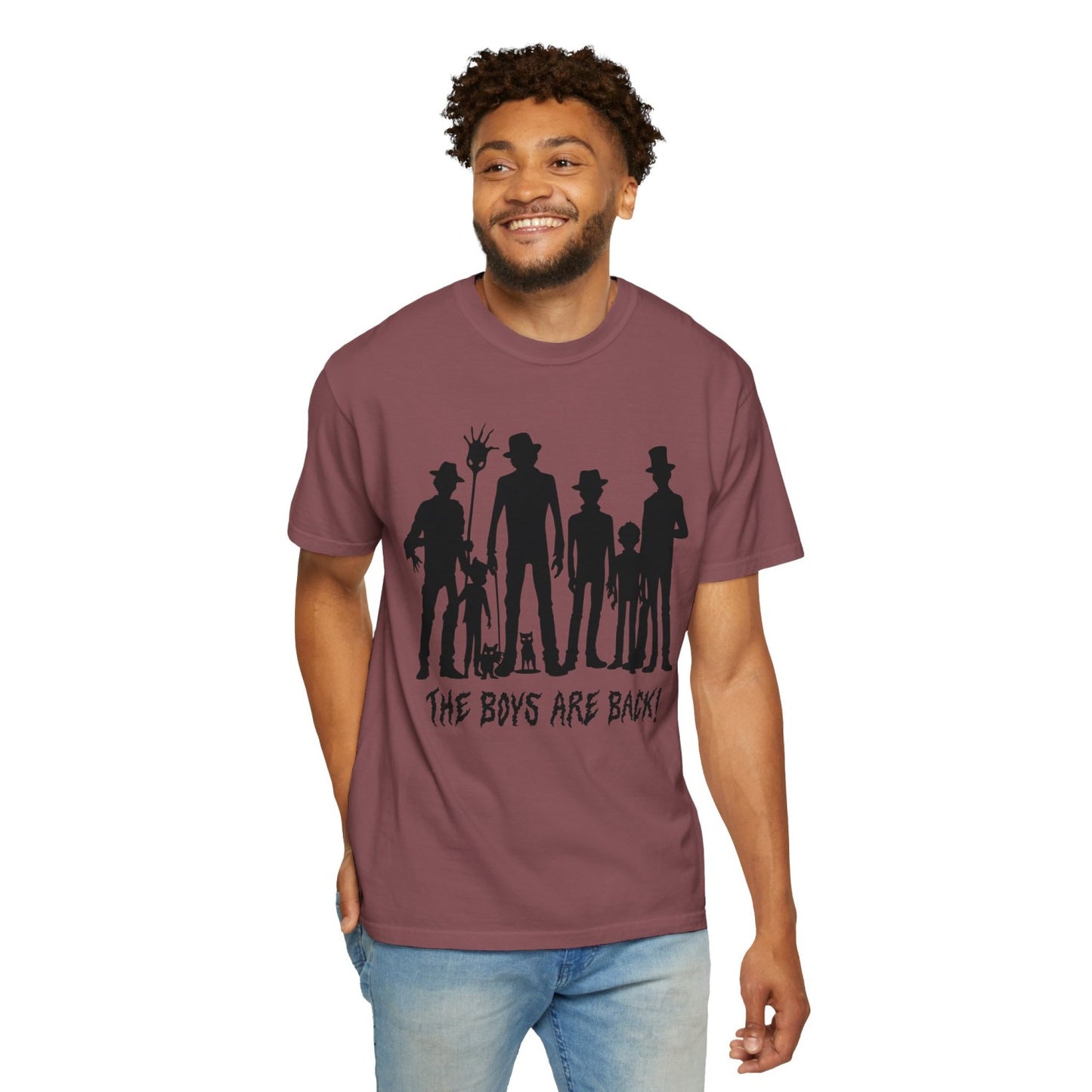 Horror Movie Inspired Halloween T-Shirt Featuring Famous Line-up
