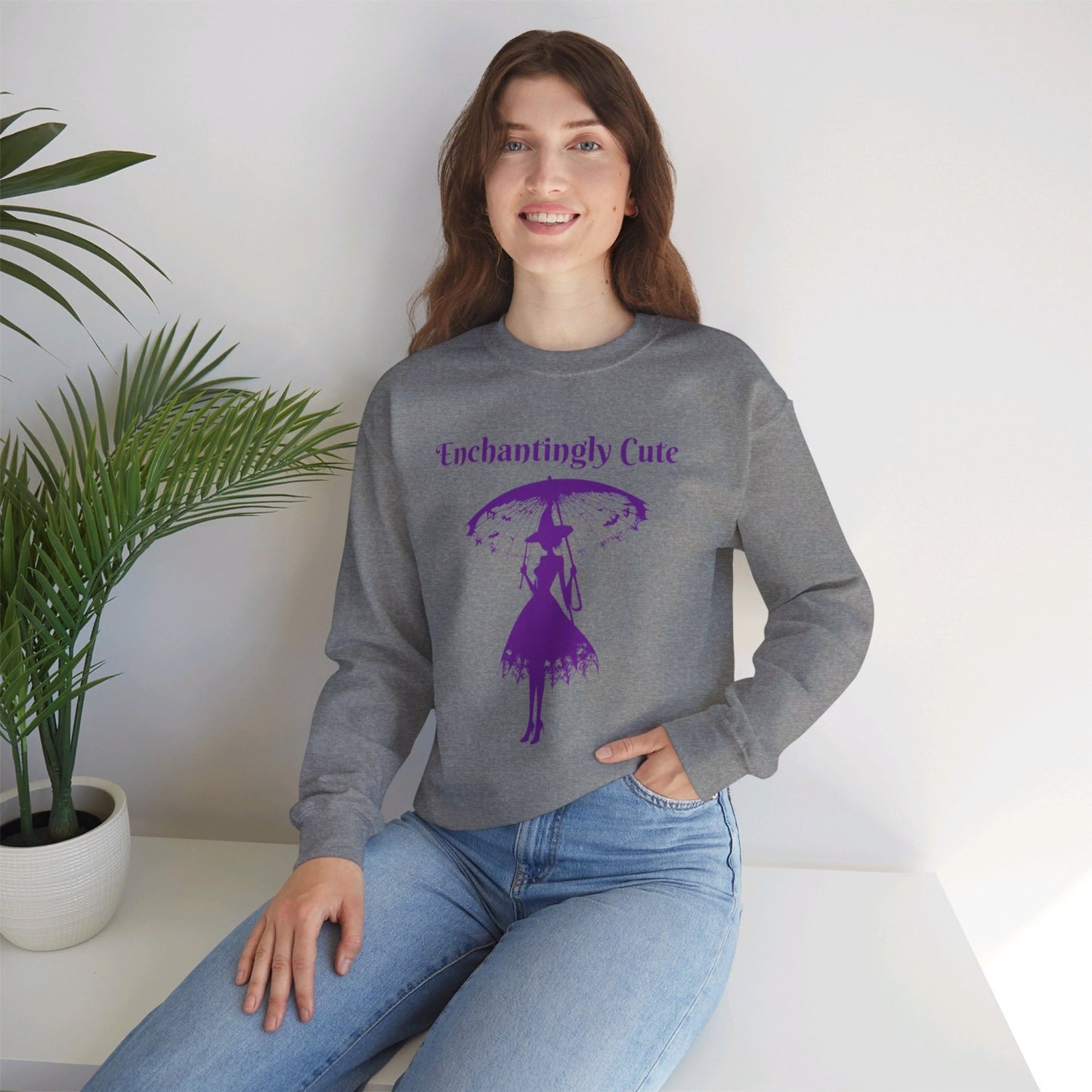 Coquette Inspired Witch - Heavy Blendâ„¢ Crewneck Sweatshirt