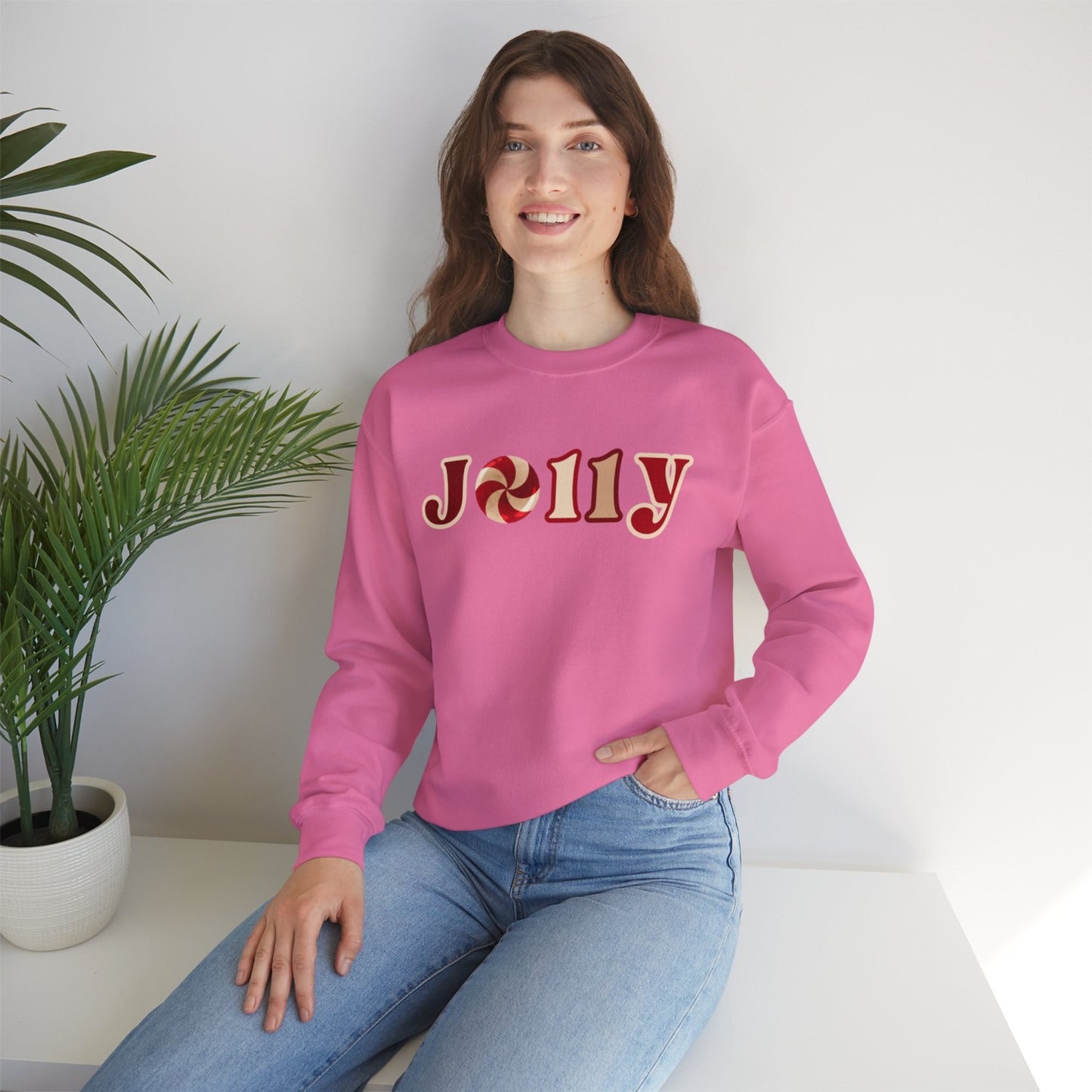 Cozy Jolly Christmas Crewneck Sweatshirt