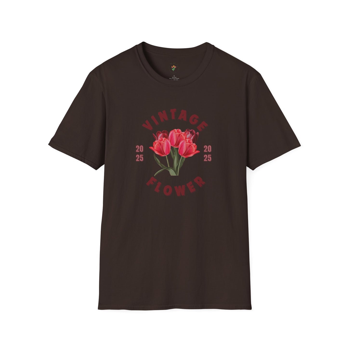 Vintage Flower Spring Inspired Softstyle T-Shirt
